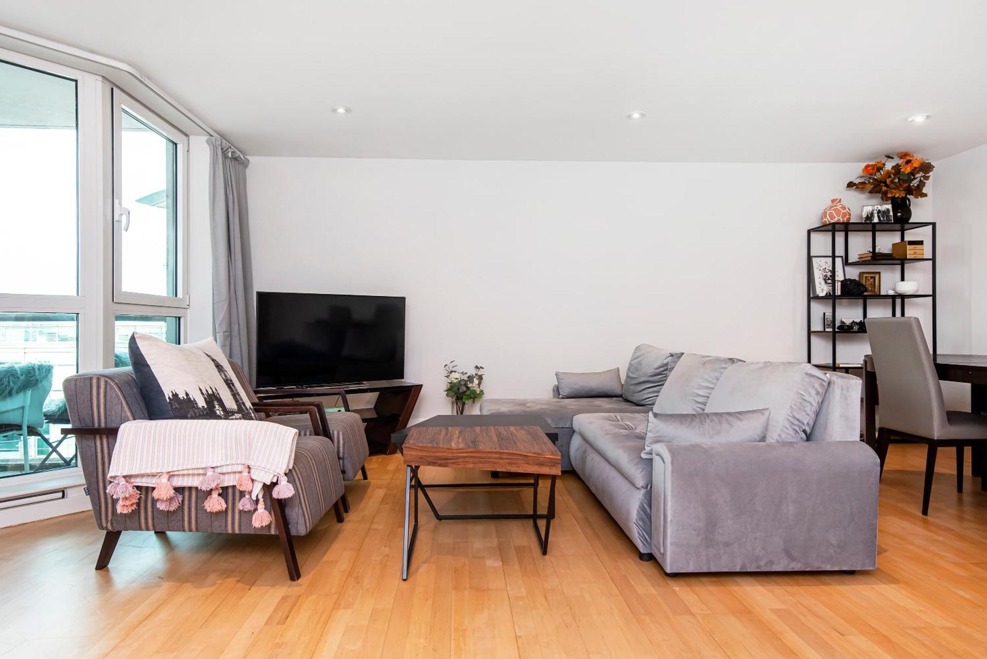 Modern 2 Bedroom 2 Bath Apartment With River View London Ngoại thất bức ảnh