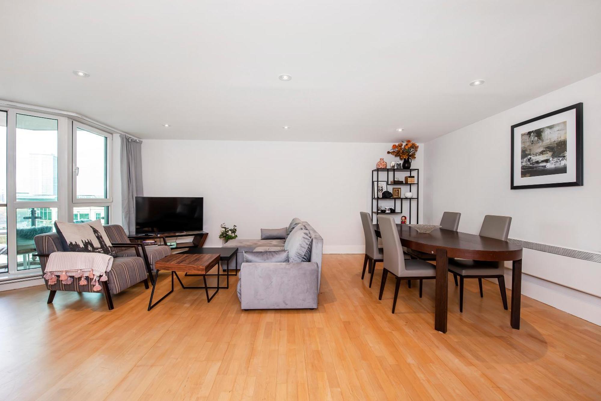 Modern 2 Bedroom 2 Bath Apartment With River View London Ngoại thất bức ảnh