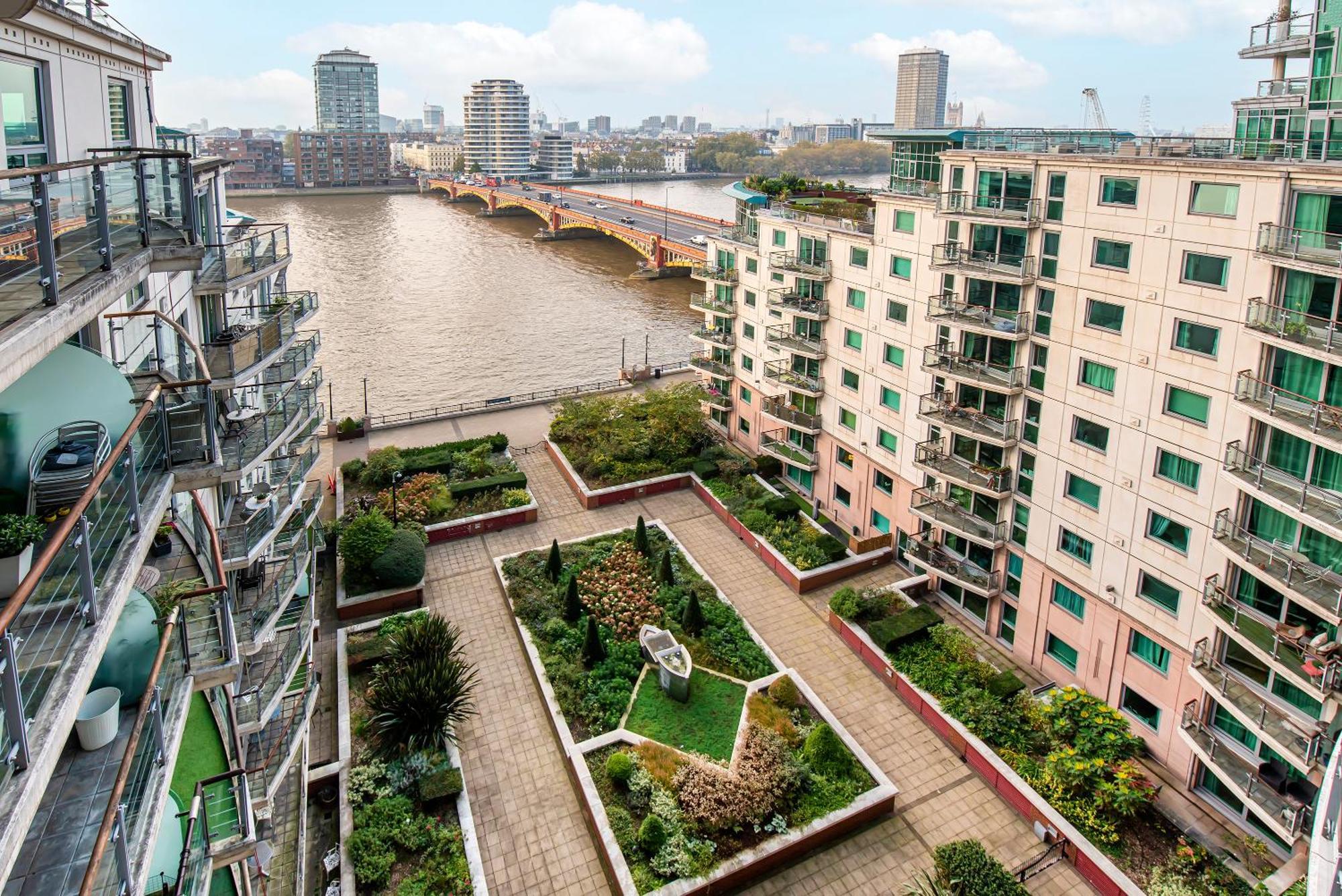 Modern 2 Bedroom 2 Bath Apartment With River View London Ngoại thất bức ảnh