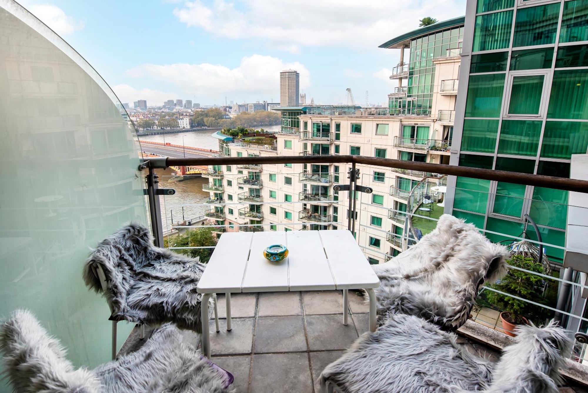 Modern 2 Bedroom 2 Bath Apartment With River View London Ngoại thất bức ảnh